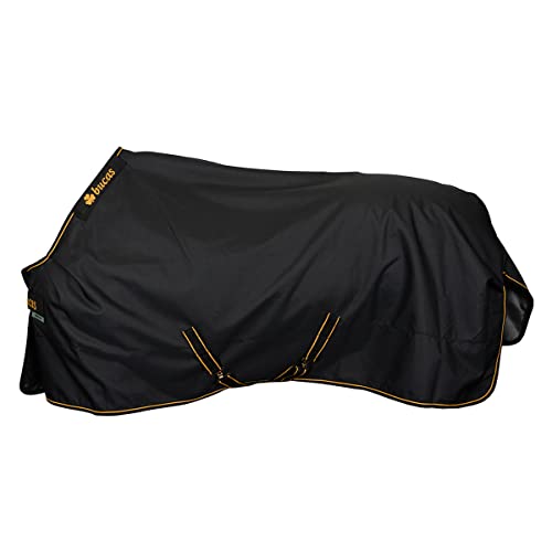 Bucas Irish Turnout Light 50g Classic 1200D - Pony - Black/Gold, Größe:85 von Ewbob