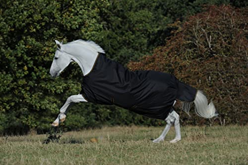Bucas Irish Turnout Light 50g High Neck 1200D - Black/Gold, Größe:115 Bucas Irish Turnout Light 50g High Neck 1200D - Black/Gold, Größe:115 von Bucas