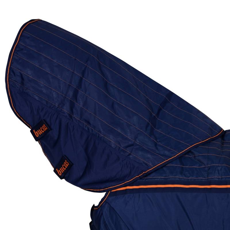 Bucas Therapy Cooler Halsteil Navy/Orange, Gr. 155/Xl von Bucas