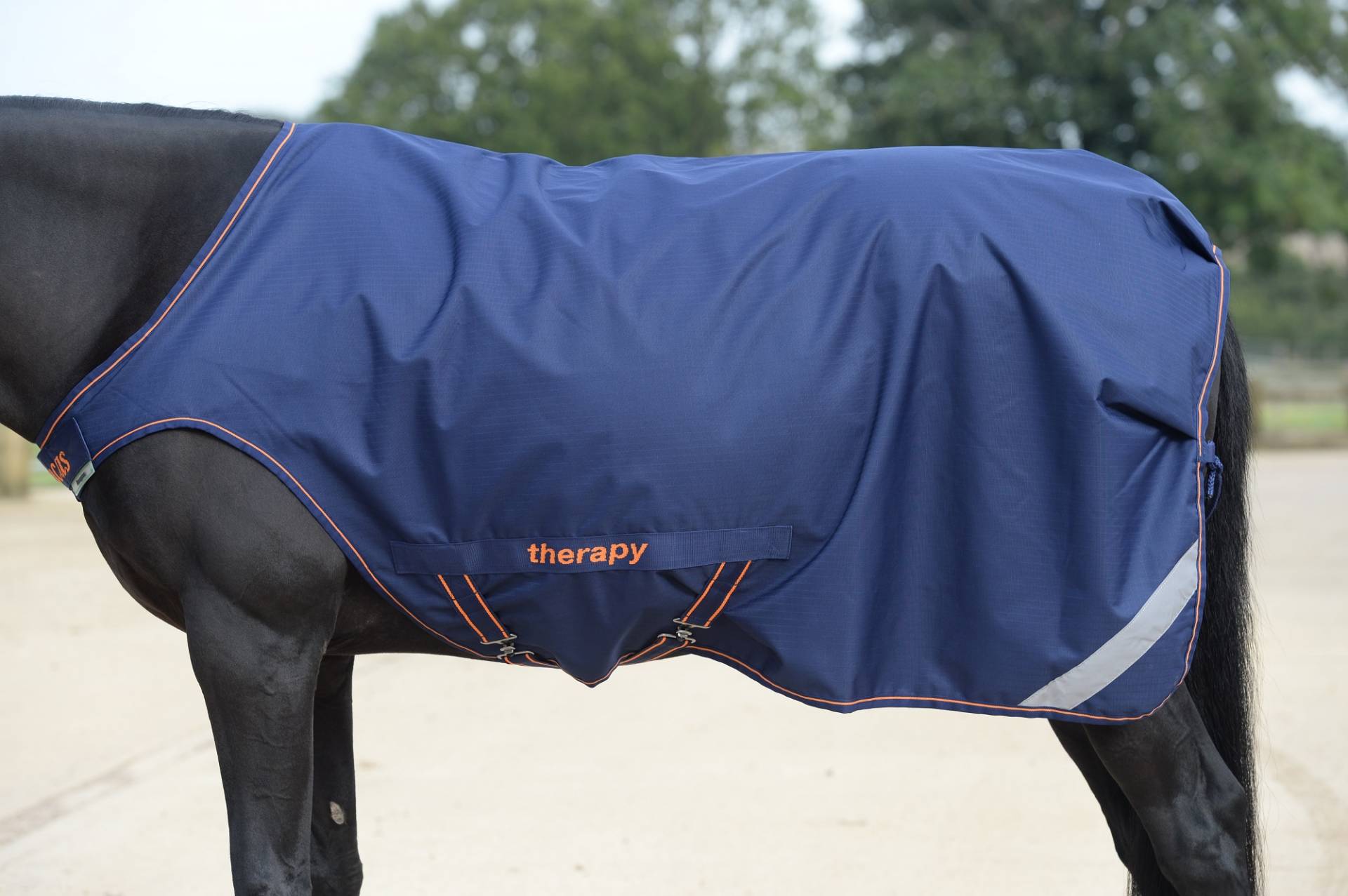 Bucas Therapy Führanlagendecke Navy/Orange, 155/Xl Bucas Therapy Führanlagendecke Navy/Orange, 155/Xl von Bucas