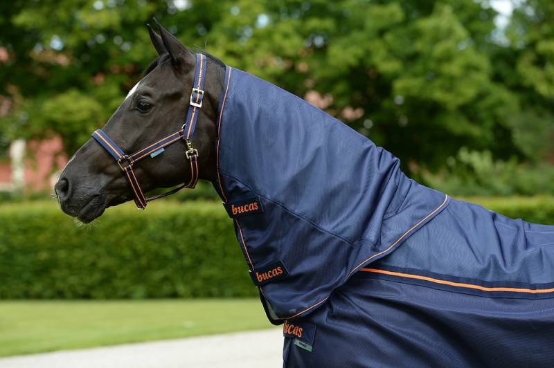 Bucas Therapy Mesh Neck Navy/Orange, 125/S Bucas Therapy Mesh Neck Navy/Orange, 125/S von Bucas