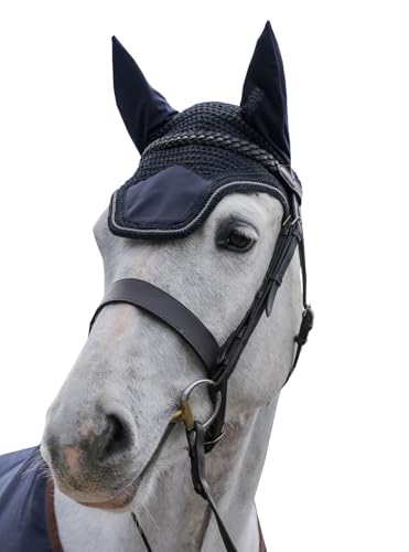 Show-Line Fly Bonnet, Navy/Grey Show-Line Fly Bonnet, Navy/Grey von Bucas