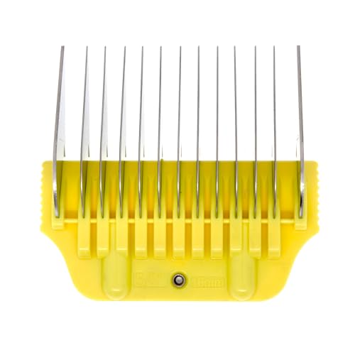 Bucchelli 16 mm breiter Scherschutz-Aufsatz, passend für A5-Klinge, Edelstahlklinge für professionelle Fellpfleger und Stylisten, Snap-On/Off-Design von Bucchelli