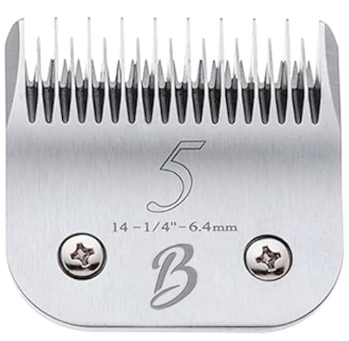 Bucchelli Abnehmbare A-Serie 5-Klingen, Hundepflege, Skip-Zahnschnitte, Länge 1/4 Zoll – 6,4 mm, japanischer Hartstahl, Hundeschere für die Fellpflege, abnehmbare Scherklinge 5 (kompatibel mit Bucchelli Abnehmbare A-Serie 5-Klingen, Hundepflege, Skip-Zahnschnitte, Länge 1/4 Zoll – 6,4 mm, japanischer Hartstahl, Hundeschere für die Fellpflege, abnehmbare Scherklinge 5 (kompatibel mit von Bucchelli