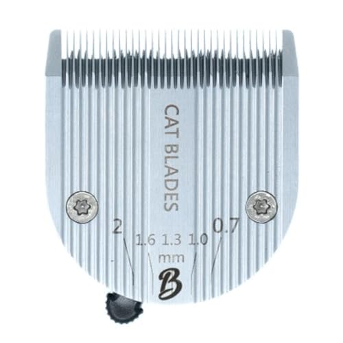 Bucchelli Professionelles 5-in-1-Katzenblatt (2 mm-0,7 mm) für Arco SE, Bravura, Chromado, Li+Pro, Figura & Creativa Schermaschinen – ideal für Katzen, Hunde und Pferde von Bucchelli