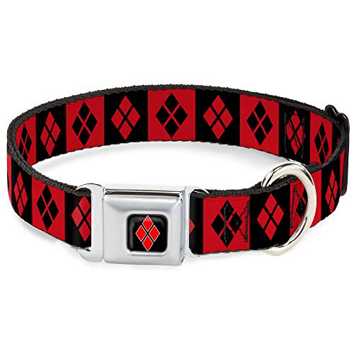 Buckle-Down 22,9–38,1 cm jkg-Harley Quinn Diamant Full Color Schwarz/Rot Hund Halsband Buckle-Down 22,9–38,1 cm jkg-Harley Quinn Diamant Full Color Schwarz/Rot Hund Halsband von Buckle-Down