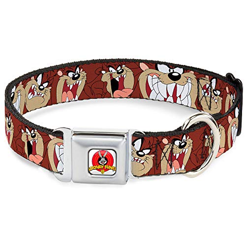 Buckle-Down 22,9–38,1 cm lta-Looney Melodien Logo weiß Hund Halsband Buckle-Down 22,9–38,1 cm lta-Looney Melodien Logo weiß Hund Halsband von Buckle-Down