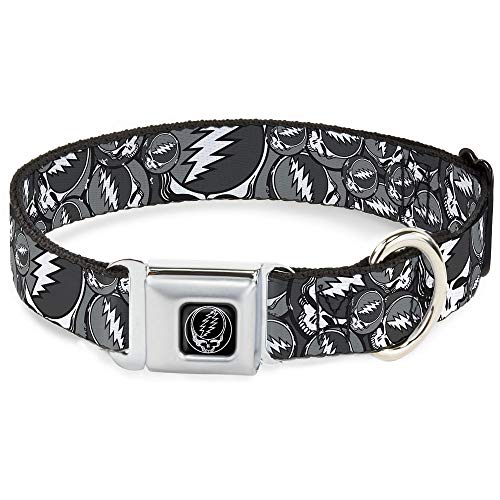 Buckle Down 22,9–38,1 cm styf-Steal Your Face Hund Halsband von Buckle-Down