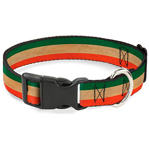 Buckle-Down 33–45,7 cm Irland Flagge Streifen Distressed Kunststoff Clip Halsband, breit klein Buckle-Down 33–45,7 cm Irland Flagge Streifen Distressed Kunststoff Clip Halsband, breit klein von Buckle-Down
