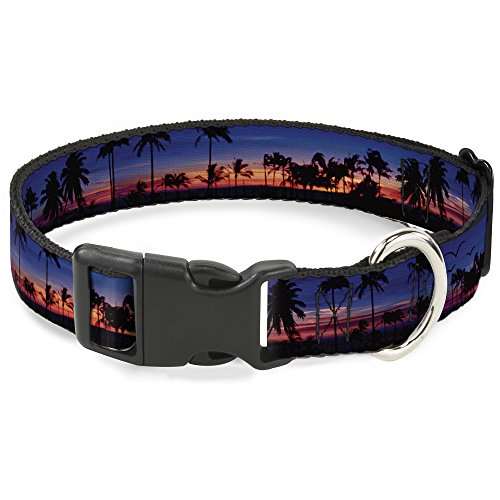 Buckle-Down 40,6–58,4 cm California Sunset Kunststoff Clip Halsband, breit Medium Buckle-Down 40,6–58,4 cm California Sunset Kunststoff Clip Halsband, breit Medium von Buckle-Down
