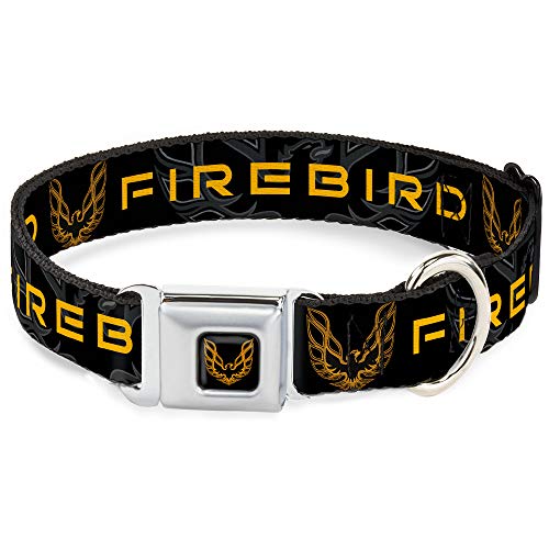 Buckle-Down 40,6–58,4 cm pog-Pontiac Firebird Full Color Schwarz/Golds Halsband, breit Medium Buckle-Down 40,6–58,4 cm pog-Pontiac Firebird Full Color Schwarz/Golds Halsband, breit Medium von Buckle-Down