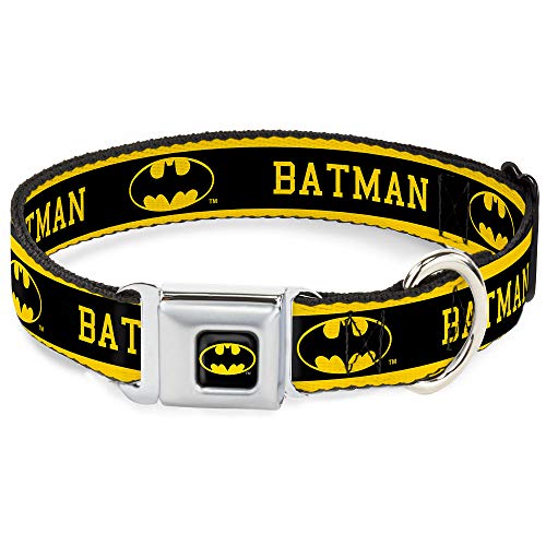 Buckle-Down BMC Batman schwarz/gelb Hund Halsband von Buckle-Down