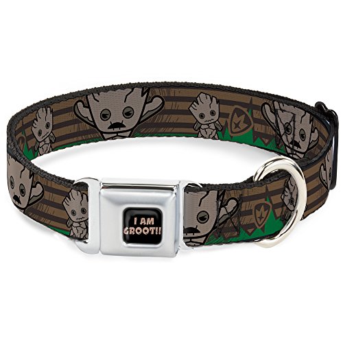 Buckle-Down DC-WMC128-M Hundehalsband mit Sicherheitsgurt, Größe M, Guardians of The Galaxy: Groot Buckle-Down DC-WMC128-M Hundehalsband mit Sicherheitsgurt, Größe M, Guardians of The Galaxy: Groot von Buckle-Down
