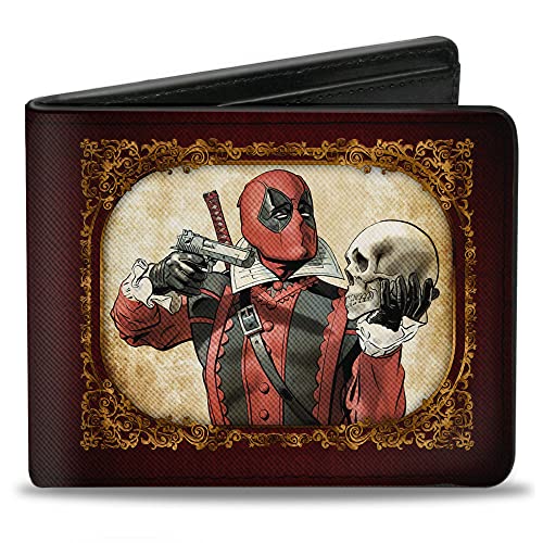Buckle-Down Deadpool, Herren-Geldbörse, 10,2 x 8,9 cm von Buckle-Down
