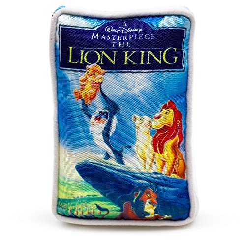 Buckle-Down Disney Hundespielzeug, Disney Der König der Löwen VHS Tape Replica Pet Toy, Plüsch von Buckle-Down