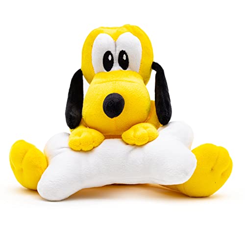 Buckle-Down Disney Hundespielzeug, Disney Pluto mit Knochen, sitzende Pose, ballistisches Nylon-Plüsch von Buckle-Down