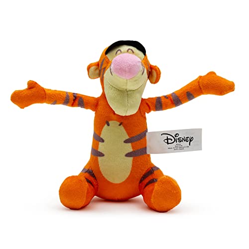 Buckle-Down Disney Hundespielzeug, Winnie The Pooh Tiggers Arms Up Sitting Pose Haustier Spielzeug Plüsch von Buckle-Down
