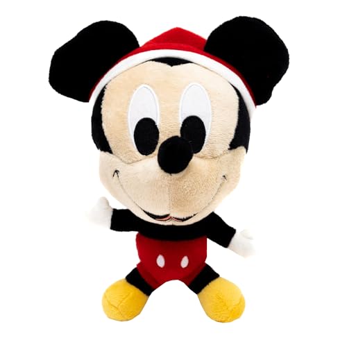 Buckle-Down Disney Quietschendes Plüsch-Hundespielzeug für große, mittelgroße und kleine Hunde, Micky Maus Weihnachtsmannmütze, Ganzkörper-Pose, 12,7 x 16,5 cm Buckle-Down Disney Quietschendes Plüsch-Hundespielzeug für große, mittelgroße und kleine Hunde, Micky Maus Weihnachtsmannmütze, Ganzkörper-Pose, 12,7 x 16,5 cm von Buckle-Down