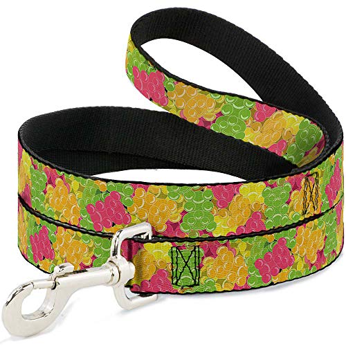 Buckle-Down Dog Leash Gummy Bears Stacked Multi Color 6 Feet Long 0.5 Inch Wide von Buckle-Down