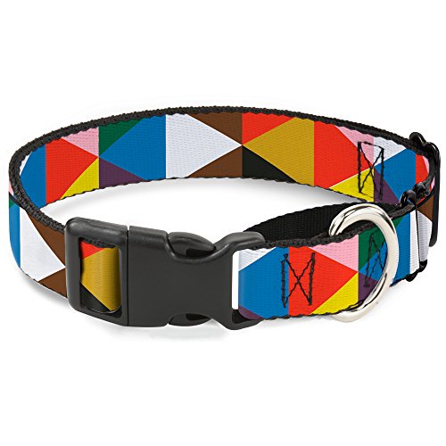 Buckle-Down Geometrische Dreieck Blocks Multi Farbe Martingale Hundehalsband, 2,5 cm Wide-fits 38,1–66 cm Neck-Large Buckle-Down Geometrische Dreieck Blocks Multi Farbe Martingale Hundehalsband, 2,5 cm Wide-fits 38,1–66 cm Neck-Large von Buckle-Down