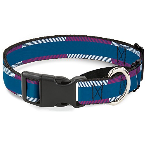Buckle-Down Hash Mark Streifen türkis/Fuchsia/weiß Martingale Hundehalsband, 2,5 cm Wide-fits 22,9–38,1 cm Neck-small Buckle-Down Hash Mark Streifen türkis/Fuchsia/weiß Martingale Hundehalsband, 2,5 cm Wide-fits 22,9–38,1 cm Neck-small von Buckle-Down