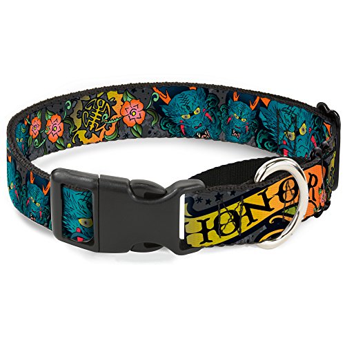 Buckle-Down "Honor GRAU Martingale Hundehalsband, 3,8 cm X 45,7–81,3 cm/groß Buckle-Down "Honor GRAU Martingale Hundehalsband, 3,8 cm X 45,7–81,3 cm/groß von Buckle-Down