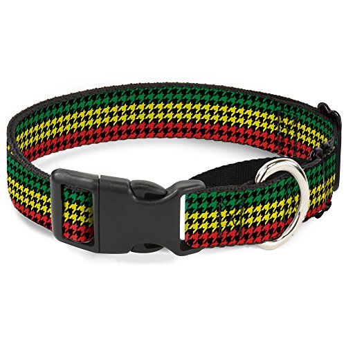 Buckle-Down Houndstooth Schwarz/Rasta Martingale Hundehalsband, 3,8 cm Wide-fits 40,6–58,4 cm Neck-medium Buckle-Down Houndstooth Schwarz/Rasta Martingale Hundehalsband, 3,8 cm Wide-fits 40,6–58,4 cm Neck-medium von Buckle-Down