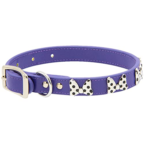 Buckle-Down Hundehalsband, Disney, Minnie Maus Schleife mit Punkten, extra groß, 61 bis 78 cm, Länge 3,4 cm breit Buckle-Down Hundehalsband, Disney, Minnie Maus Schleife mit Punkten, extra groß, 61 bis 78 cm, Länge 3,4 cm breit von Buckle-Down