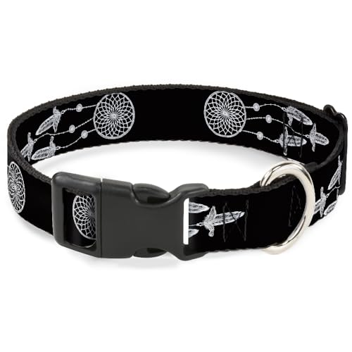 Buckle-Down Hundehalsband mit Kunststoffclip, Schnellverschluss, leicht verstellbar, Traumfänger, 28,9 bis 41,8 cm breit Buckle-Down Hundehalsband mit Kunststoffclip, Schnellverschluss, leicht verstellbar, Traumfänger, 28,9 bis 41,8 cm breit von Buckle-Down