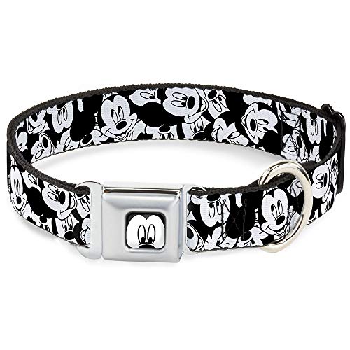 Buckle-Down Hundehalsband mit Schnalle für Sicherheitsgurt, Motiv Mickey Mouse, gestapelt, 2,5 cm breit, für Halsumfang von 22,9-38,1 cm, Größe S, 1" Wide - Fits 9-15" Neck - Small, Mehrfarbig Buckle-Down Hundehalsband mit Schnalle für Sicherheitsgurt, Motiv Mickey Mouse, gestapelt, 2,5 cm breit, für Halsumfang von 22,9-38,1 cm, Größe S, 1" Wide - Fits 9-15" Neck - Small, Mehrfarbig von Buckle-Down
