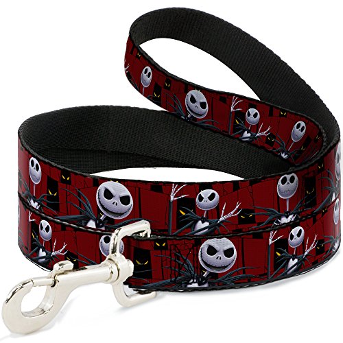 Buckle-Down Hundeleine Nightmare Before Christmas 3 Jack Posen mit Augen Burgunderrot, 1,2 m lang, 1,3 cm breit, Mehrfarbig, DL-WDY323-N Buckle-Down Hundeleine Nightmare Before Christmas 3 Jack Posen mit Augen Burgunderrot, 1,2 m lang, 1,3 cm breit, Mehrfarbig, DL-WDY323-N von Buckle-Down