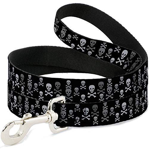Buckle-Down Hundeleine mit Schnallen-Design, Schwarz/Grau Buckle-Down Hundeleine mit Schnallen-Design, Schwarz/Grau von Buckle-Down