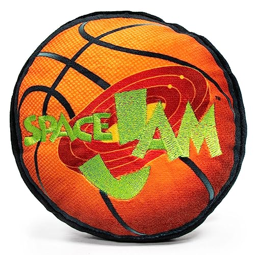 Buckle-Down Hundespielzeug, Looney Tunes, Plüsch, Space Jam, Basketball-Logo von Buckle-Down