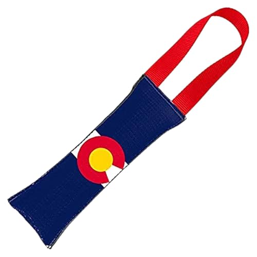 Buckle-Down Hundespielzeug/Ziehspielzeug Colorado-Flagge, zentriert von Buckle-Down