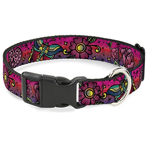 Buckle-Down "Love Kills C/U Pink Breakaway Katzenhalsband, 1/5,1 cm X 15,2–22,9 cm/klein Buckle-Down "Love Kills C/U Pink Breakaway Katzenhalsband, 1/5,1 cm X 15,2–22,9 cm/klein von Buckle-Down