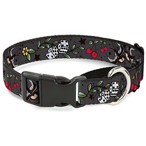 Buckle-Down "Lucky C/U Grau Martingale Hundehalsband, 2,5 cm X 38,1–66 cm/groß Buckle-Down "Lucky C/U Grau Martingale Hundehalsband, 2,5 cm X 38,1–66 cm/groß von Buckle-Down
