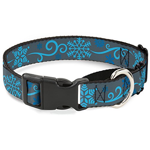 Buckle-Down Martingale-Hundehalsband mit Schneeflocken, 3,8 cm breit, passend für Halsumfang von 33–45,7 cm, Größe S Buckle-Down Martingale-Hundehalsband mit Schneeflocken, 3,8 cm breit, passend für Halsumfang von 33–45,7 cm, Größe S von Buckle-Down