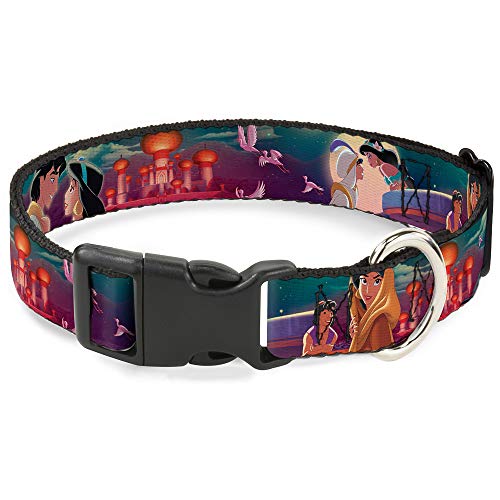 Buckle-Down Plastic Clip Collar - Aladdin & Jasmine Scenes/Castle/Birds - 1/2" Wide - Fits 6-9" Neck - Small Buckle-Down Plastic Clip Collar - Aladdin & Jasmine Scenes/Castle/Birds - 1/2" Wide - Fits 6-9" Neck - Small von Buckle-Down
