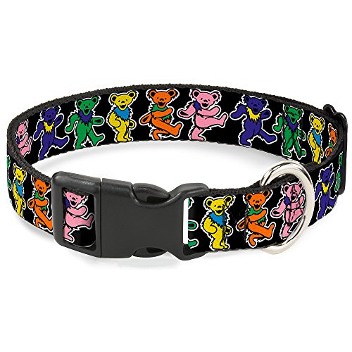 Buckle-Down Plastic Clip Collar - Dancing Bears Black/Multi Color - 1/2" Wide - Fits 8-12" Neck - Medium Buckle-Down Plastic Clip Collar - Dancing Bears Black/Multi Color - 1/2" Wide - Fits 8-12" Neck - Medium von Buckle-Down