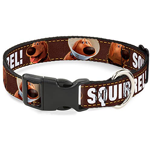 Buckle-Down Plastic Clip Collar - Dug 3-Poses/Squirrel! Brown/Yellow/White - 1/2" Wide - Fits 6-9" Neck - Small Buckle-Down Plastic Clip Collar - Dug 3-Poses/Squirrel! Brown/Yellow/White - 1/2" Wide - Fits 6-9" Neck - Small von Buckle-Down