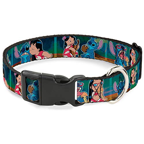 Buckle-Down Plastic Clip Collar - Lilo & Stitch 5-Scene Blocks - 1" Wide - Fits 11-17" Neck - Medium Buckle-Down Plastic Clip Collar - Lilo & Stitch 5-Scene Blocks - 1" Wide - Fits 11-17" Neck - Medium von Buckle-Down