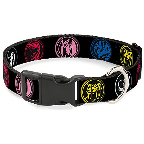 Buckle-Down "Power Rangers in Action ES 's Leinwanddruck TIME grün/grau, Kunststoff Clip Halsband, 3,8 cm X 45,7–81,3 cm/groß Buckle-Down "Power Rangers in Action ES 's Leinwanddruck TIME grün/grau, Kunststoff Clip Halsband, 3,8 cm X 45,7–81,3 cm/groß von Buckle-Down