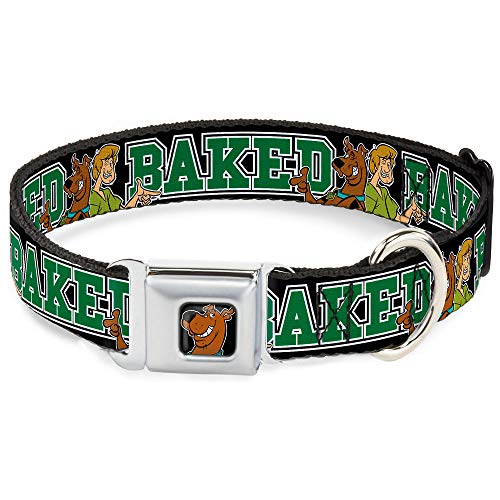 Buckle-Down Scooby DOO Hundehalsband, mit Schnalle, zottelige Pose, gebackenes Schwarz, Grün, 45,7 bis 81,3 cm breit Buckle-Down Scooby DOO Hundehalsband, mit Schnalle, zottelige Pose, gebackenes Schwarz, Grün, 45,7 bis 81,3 cm breit von Buckle-Down