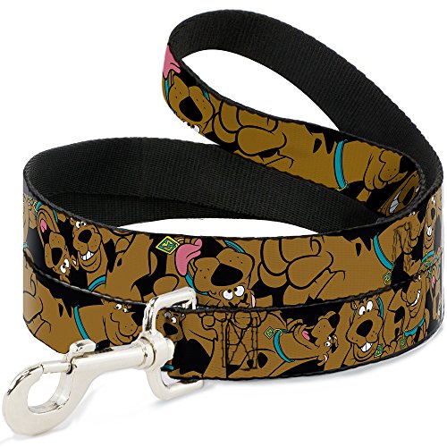 Buckle-Down Scooby DOO Hundeleine, stapelbar, Nahaufnahme, Schwarz, erhältlich in verschiedenen Längen und Breiten für kleine, mittelgroße und große Hunde und Katzen, 1,8 m lang – 1,27 cm breit Buckle-Down Scooby DOO Hundeleine, stapelbar, Nahaufnahme, Schwarz, erhältlich in verschiedenen Längen und Breiten für kleine, mittelgroße und große Hunde und Katzen, 1,8 m lang – 1,27 cm breit von Buckle-Down
