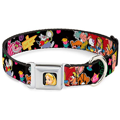 Buckle-Down Seatbelt Buckle Dog Collar - Alice's Encounters in Wonderland - 1.5" Wide - Fits 18-32" Neck - Large Buckle-Down Seatbelt Buckle Dog Collar - Alice's Encounters in Wonderland - 1.5" Wide - Fits 18-32" Neck - Large von Buckle-Down