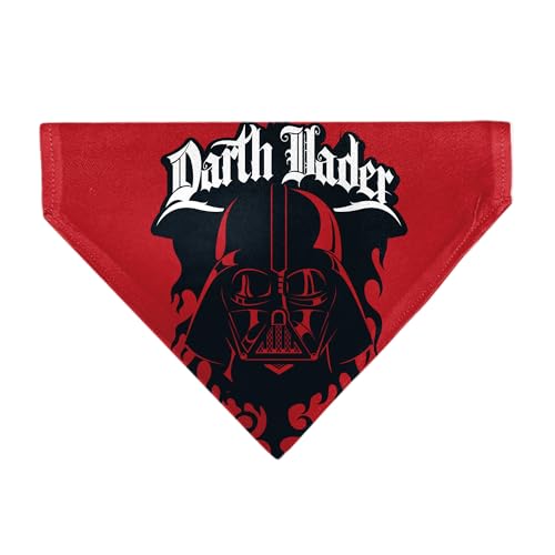 Buckle-Down Star Wars Darth Vader Hund Bandana, Rot, 2,5 cm, Polyester, Schlupfhalsband, nur Bandana Buckle-Down Star Wars Darth Vader Hund Bandana, Rot, 2,5 cm, Polyester, Schlupfhalsband, nur Bandana von Buckle-Down