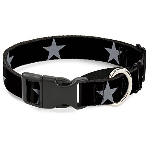 Buckle-Down Star schwarz/Silber Martingale Hundehalsband, 2,5 cm Wide-fits 38,1–66 cm Neck-Large Buckle-Down Star schwarz/Silber Martingale Hundehalsband, 2,5 cm Wide-fits 38,1–66 cm Neck-Large von Buckle-Down