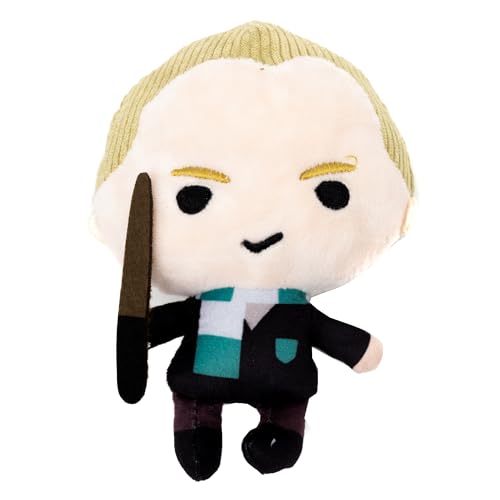 Buckle-Down The Wizarding World of Harry Potter Quietschendes Plüsch-Hundespielzeug für große, mittelgroße und kleine Hunde, Draco Malfoy stehender Charm, Ganzkörper-Pose, 6,3 x 14 cm Buckle-Down The Wizarding World of Harry Potter Quietschendes Plüsch-Hundespielzeug für große, mittelgroße und kleine Hunde, Draco Malfoy stehender Charm, Ganzkörper-Pose, 6,3 x 14 cm von Buckle-Down
