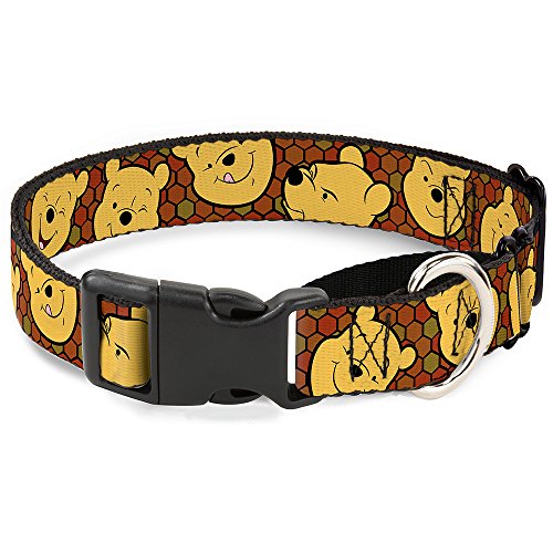 Buckle-Down Winnie The Pooh Expressions/Honeycomb schwarz/Browns Disney Martingal Kunststoff Clip Halsband Buckle-Down Winnie The Pooh Expressions/Honeycomb schwarz/Browns Disney Martingal Kunststoff Clip Halsband von Buckle-Down