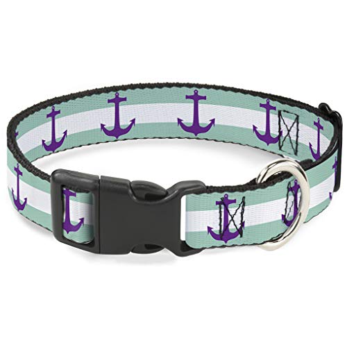 Buckle-Down bac-w30145-nl Breakaway Katzenhalsband, 1/5,1 cm breit – passt 22,9–38,1 cm Nacken – Groß, Anker Buckle-Down bac-w30145-nl Breakaway Katzenhalsband, 1/5,1 cm breit – passt 22,9–38,1 cm Nacken – Groß, Anker von Buckle-Down